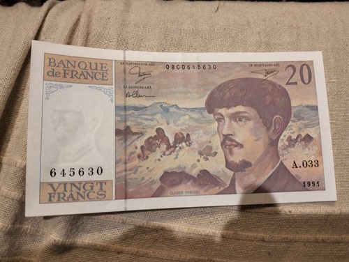 Banque france billet - banque, 20