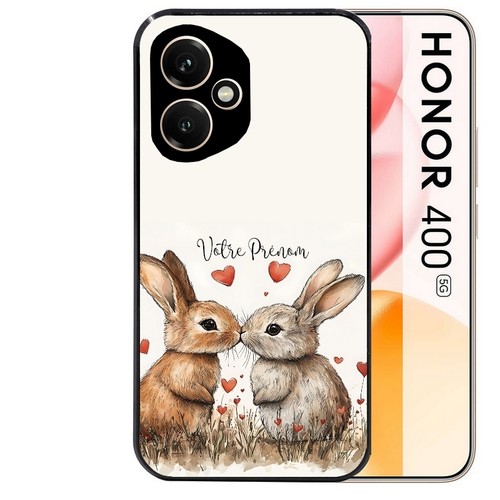 Coque noire pour - honor, 5g