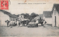 camp d'auvours La Baraque et le chargement de la literie 19566