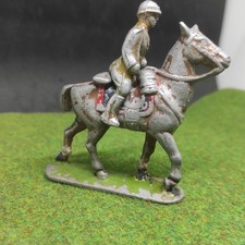 QUIRALU militaire poilu français à cheval  WWI casque Adrian