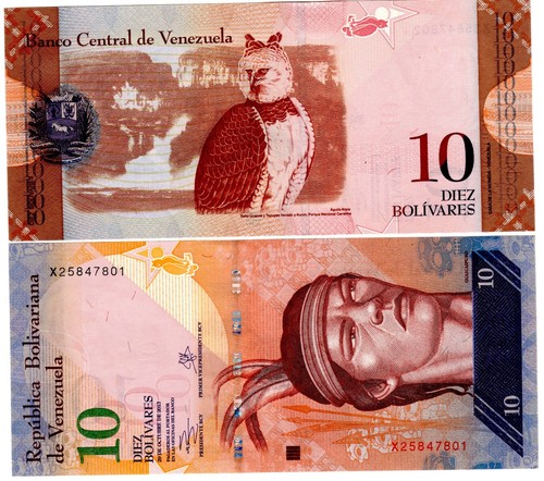 Venezuela billet bolivares - billet, 10