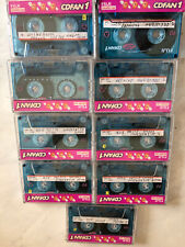 9 Cassettes Audio/Tapes/ Fuji CDFAN1 90/Hifi vintage