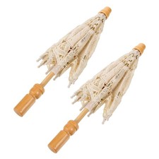  2 Pcs Petit Parasol Ombrelle Mariage Décorations De Fête Accessoire La Mariée