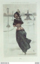 Gravure Mode Boutet (pointe