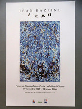 BAZAINE Jean Affiche originale