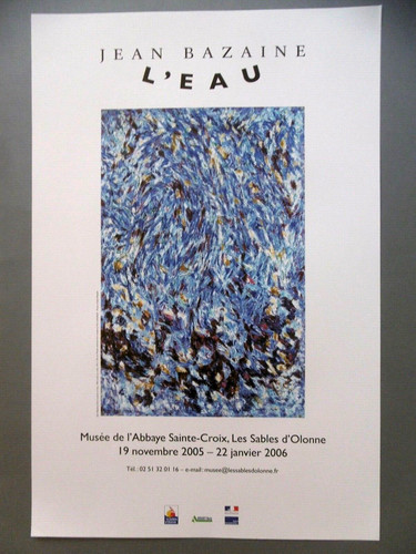 Bazaine jean affiche - jean, originale