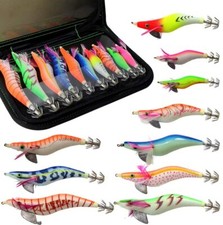 Calamar Leurres Artificiel Pêche Pour Seiches, Calmars Poulpes Mer Set De 10