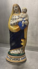 Sculpture vierge à l'enfant Céramique Henriot Quimper