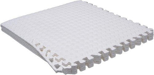 Blanc exercice tapis mousse - tapis,