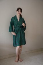 Pure Soie Midi Kimono Robe