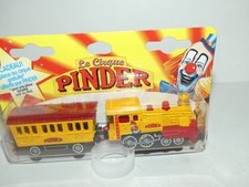 LOCOMOTIVE ET REMORQUE CIRQUE PINDER MAJORETTE 1:87