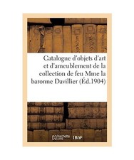 Catalogue d'Objets d'Art Et