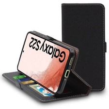 Coque pour Samsung Galaxy S22 5G Etui Portefeuille Housse PU Cuir Porte-Cartes