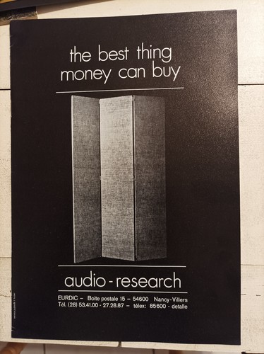 Catalogue audio research - catalogue,