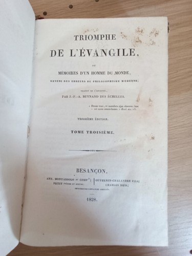 Triomphe évangile ou - l'évangile,