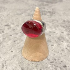 Bague en argent rose Baccarat