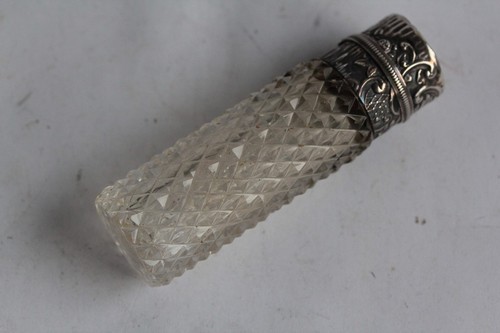 Flacon sel cristal taillé - flacon,