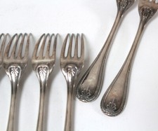Fourchettes anciennes Christofle plaqué argent