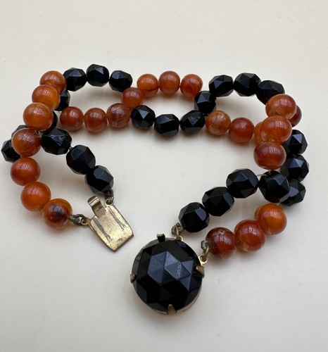 Bracelet ancien ambre et - bracelet,