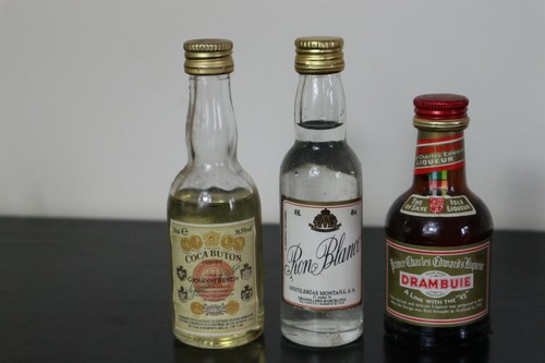 Lot mignonnettes rhum ron - de,