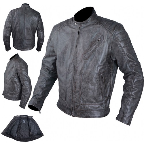 Blouson cuir moto veste - cuir,