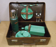 Coffre De Pique-Nique En Cuir