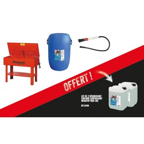 Pack fontaine nettoyage - de,