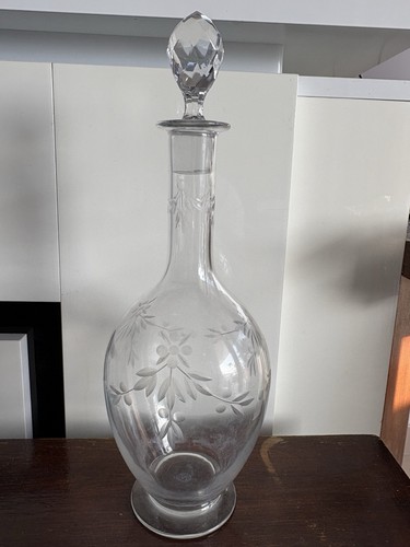 Carafe cristal taillé - carafe, en