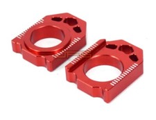 Tendeur chaine rouge moto