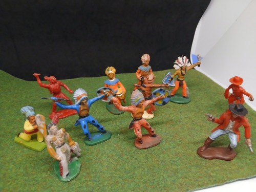 Lot figurines indiens - de,