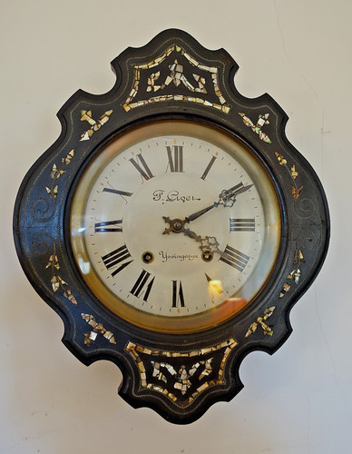 Horloge pendule oeil boeuf - horloge, de