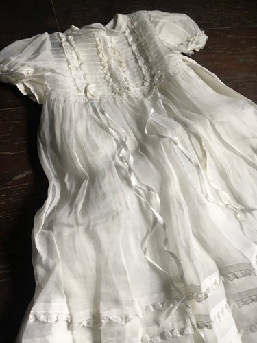 Ancienne robe baptême en - ancienne,