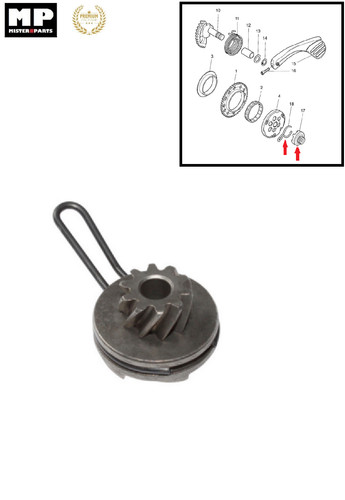 Pignon noix kick - de,