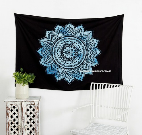 Tenture murale hippie ombre - tenture,