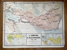 Carte scolaire Delagrave no Vidal - Le Monde Grec / L’Empire d’Alexandre