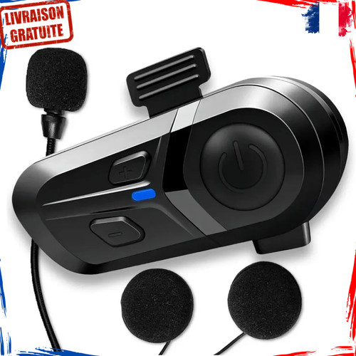 Kit casque bluetooth moto - bluetooth,