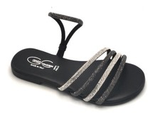 Giada 8078 Sandale Cuir Noir