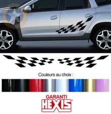 2 X BANDES DAMIERS POUR DACIA