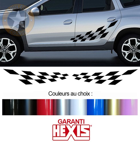 Bandes damiers pour dacia - x,