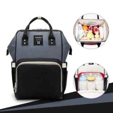 Sac à Dos à Langer Bébé Imperméable en Oxford Grande capacité 55L avec Poignées