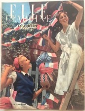 ELLE CLAUDINE Magazine n° 138 du 13 Juillet 1948 ancienne revue de mode couture