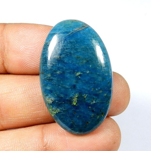 Cabochon apatite bleu - , fluo