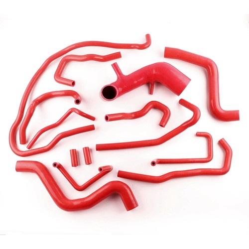 Red silicone radiator heater - red,