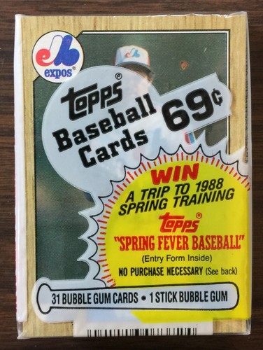 1987 topps cello pack - topps, flloyd