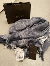 Gucci Chale Chèche Foulard Écharpe Neuf Étiquette Monogramme