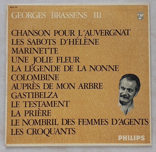 Vinyle 33t georges brassens - de,