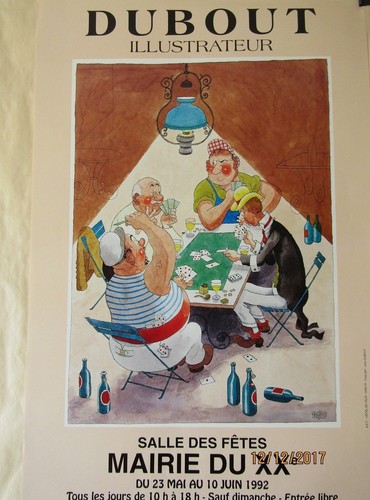 Affiche dubout exposition - -,