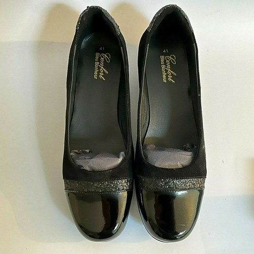 Ballerines cuir noir taille - cuir, 41