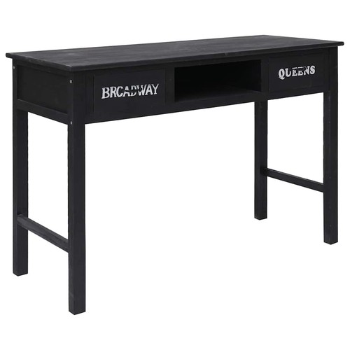 Bois table console noir - table, bureau