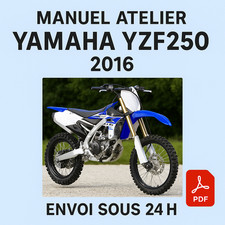 Manuel Atelier Yamaha YZF 250